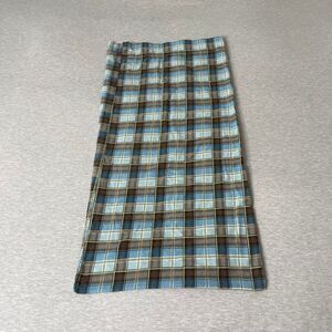 Target Home Y2K Vintage Blue Plaid Cotton Pillowcase